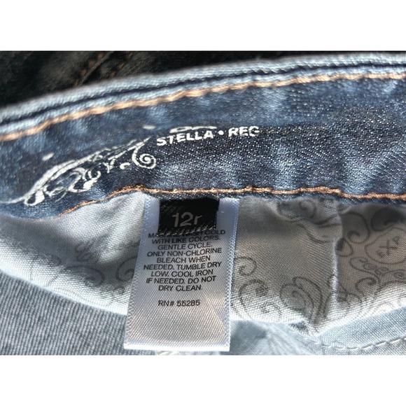 Express‎ Stella Regular Bootcut Jeans Womens Size 12R Medium Wash Denim - Picture 4 of 8